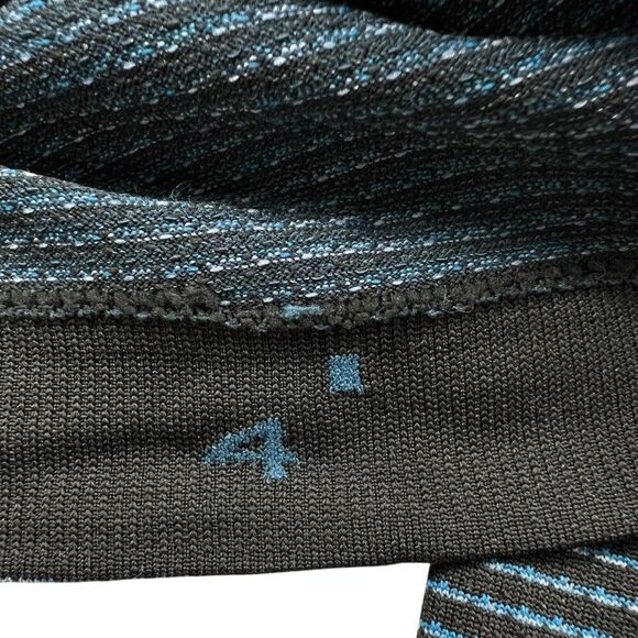 Lululemon Swiftly Tech Long Sleeve Crew Dark Maritime Stripe Size 4 - Picture 4 of 7